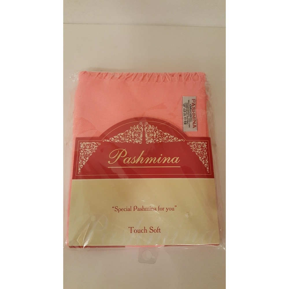 Pashmina Touch Soft Women's Cashmere Silk Scarf Cover Up Shawl Pink NEW